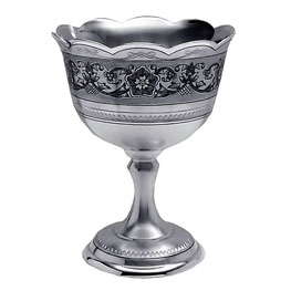 Серебряная ваза для конфет «Весенняя»