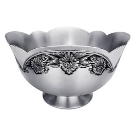 Серебряная ваза-салатница «Весенняя»