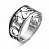 Серебряное кольцо «Счастье» без вставок