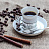 Серебряный кофейный набор «Богема» с сахарницей