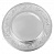 Серебряная тарелка «Узоры»