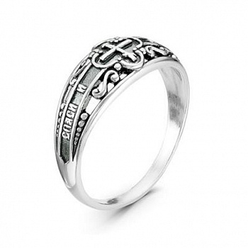 Серебряное кольцо «Защита»