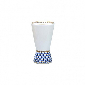 Фарфоровая ваза для салфеток «Кобальтовая сетка»