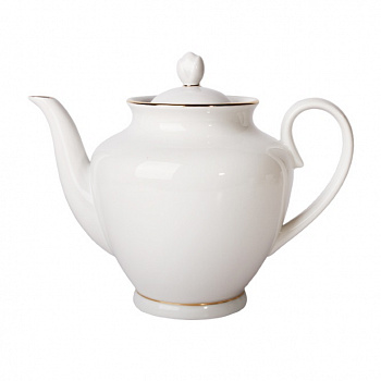 Фарфоровый чайник «Белоснежка» форма «Весенняя»