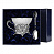 Серебряная чайная чашка «Герб» с ложкой