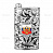 Серебряная фляга «Герб» с эмалью