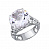 Серебряное кольцо «Чистота» с горным хрусталем