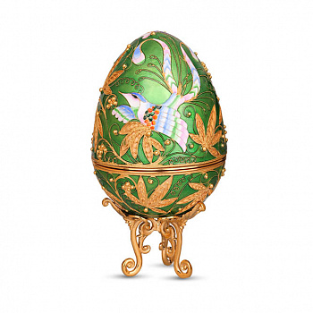 Шкатулка-яйцо «Волшебный сад»