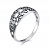 Серебряное кольцо «Спаси и сохрани» с узором