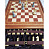 Серебряные шахматы «Филигрань»