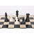Нарды большие «Орнамент» 3 в 1 с пластмассовыми шахматами