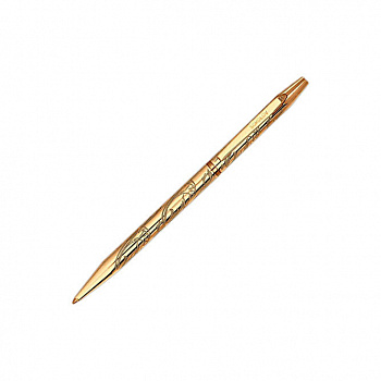 Серебряная ручка "Стиль" с позолотой