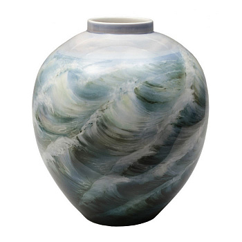 Фарфоровая ваза «Море»