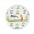 Фарфоровый подарочный набор посуды «Лиса и журавль»