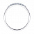 Серебряное кольцо «Дорожки» с фианитами 