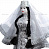 Кукла в осетинском национальном платье белого цвета
