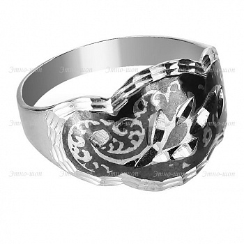 Серебряное кольцо «Фигурное»