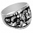 Серебряное кольцо «Цветочное»