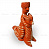Свистулька «Всадник» Балхарская керамика