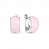 Серебряные серьги с розовой эмалью «Воздушный мост»