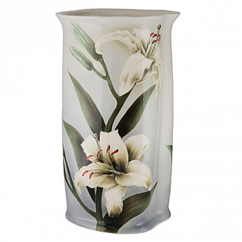 Фарфоровая ваза «Свежесть утра. Лилии»