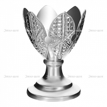 Серебряная подставка для яйца «Геометрия»