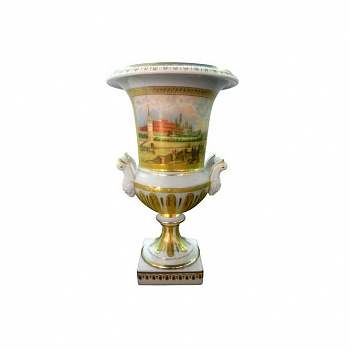 Фарфоровая ваза «Московский Кремль»