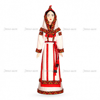 Кукла женский традиционный марийский костюм