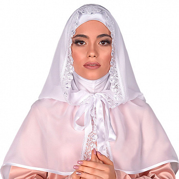 Быстронадеваемый хиджаб "Подснежник"