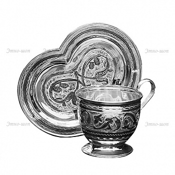 Серебряная чашка «Для любимой»