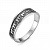 Серебряное кольцо «Слоники»