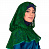 Быстронадеваемый хиджаб "Нефрит"